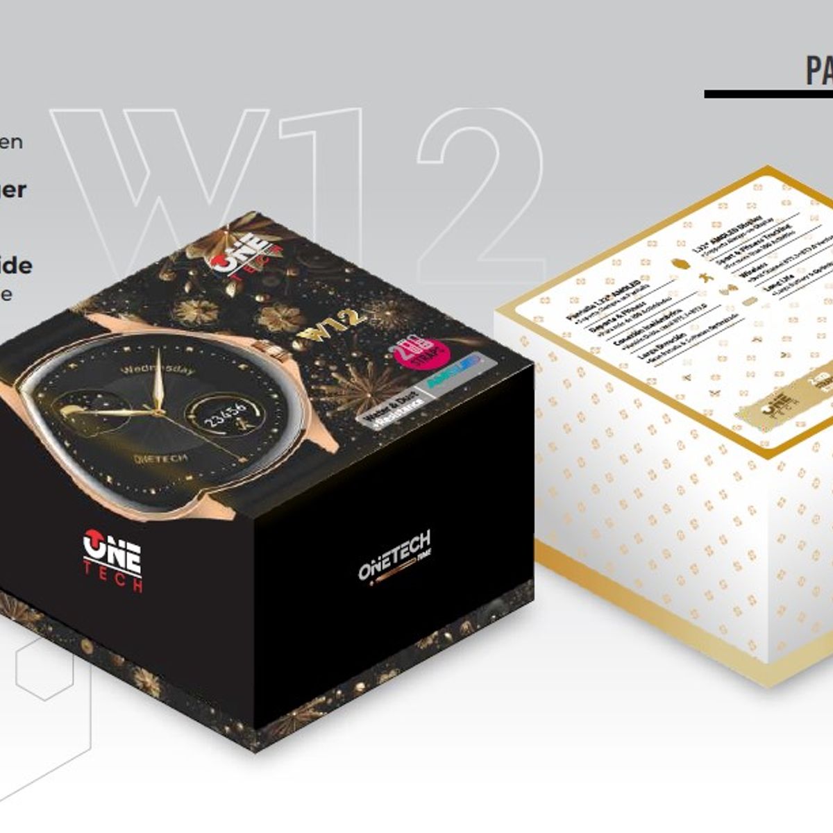 ONE TECH - Smart Watch 47mm con llamadas BT doble correa