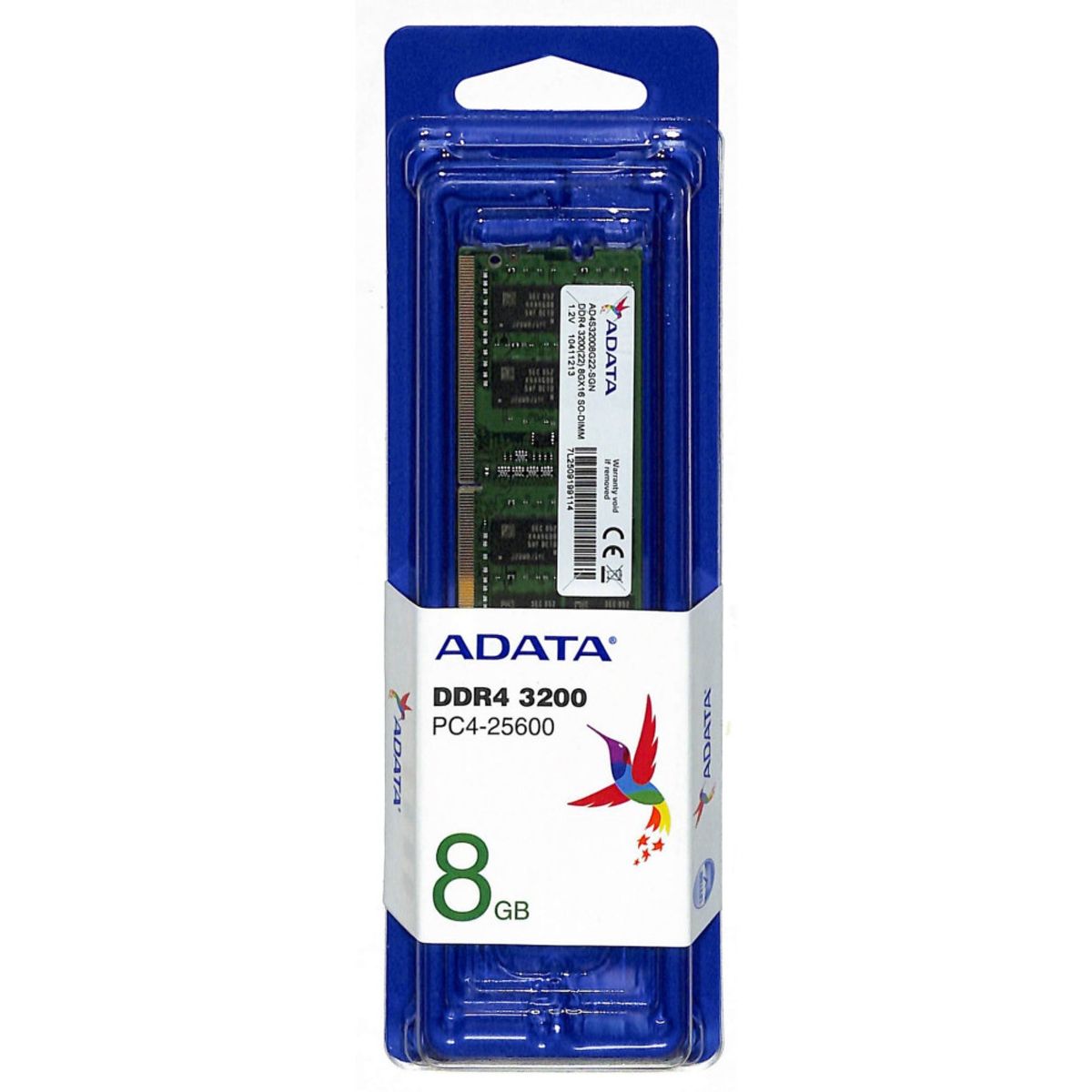 ADATA - Memoria Ram Adata Ddr4 8gb 3200 Mhz Para Portatil