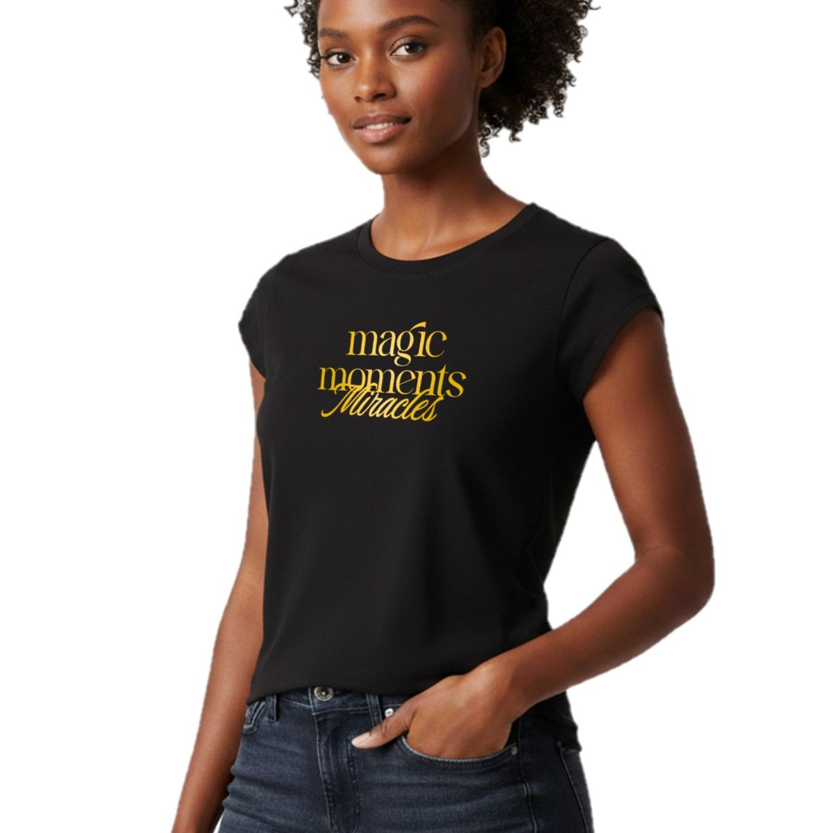 BOCARED - CAMISETA PARA DAMA CON ESTAMPADO EN COLOR  BLANCO