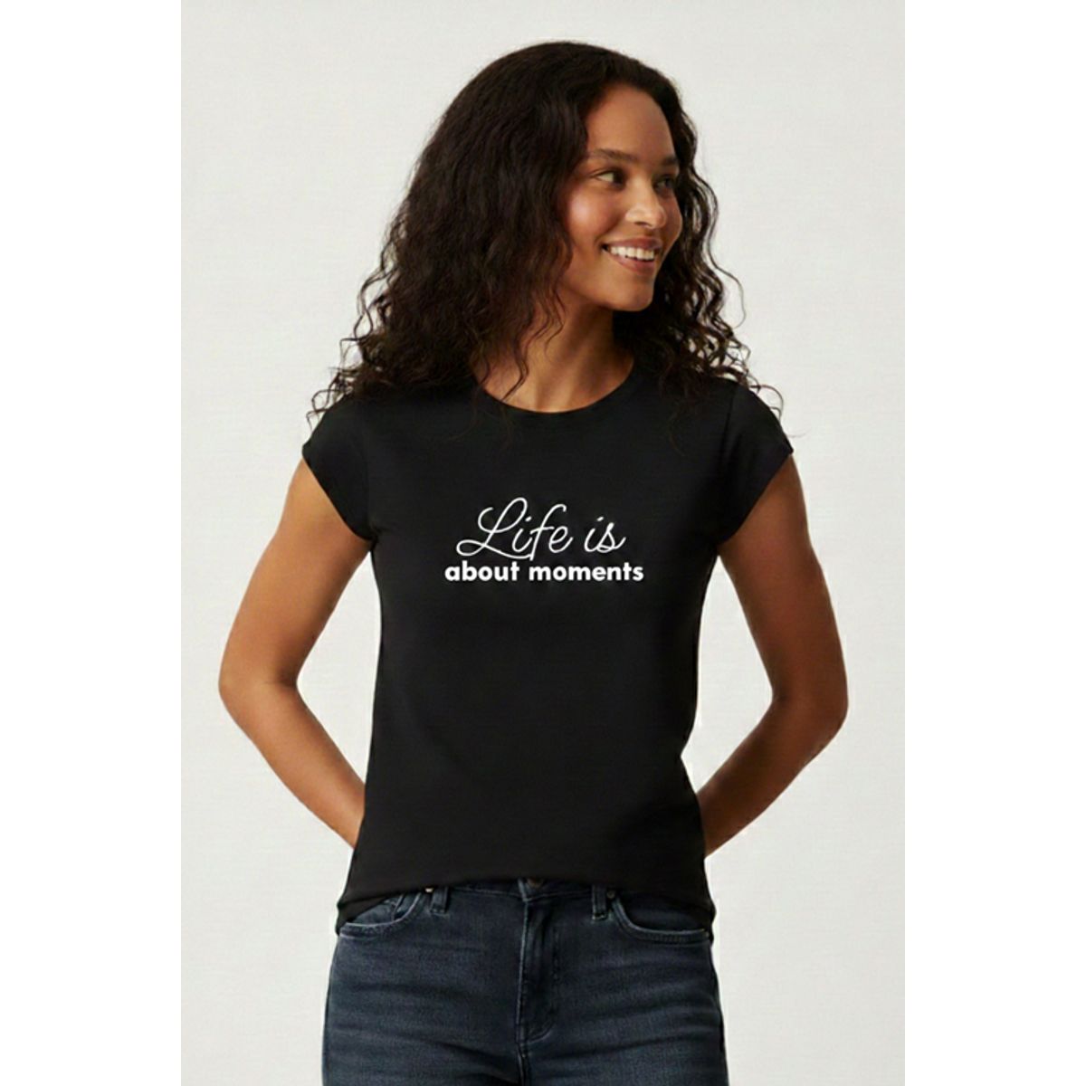 BOCARED - CAMISETA PARA DAMA CON ESTAMPADO  COLOR  BLANCO