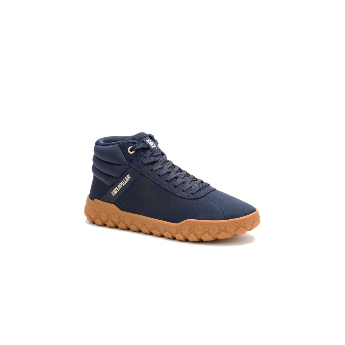 CAT - Bota Hombre CAT HEX + MID CANVAS Azul CAT