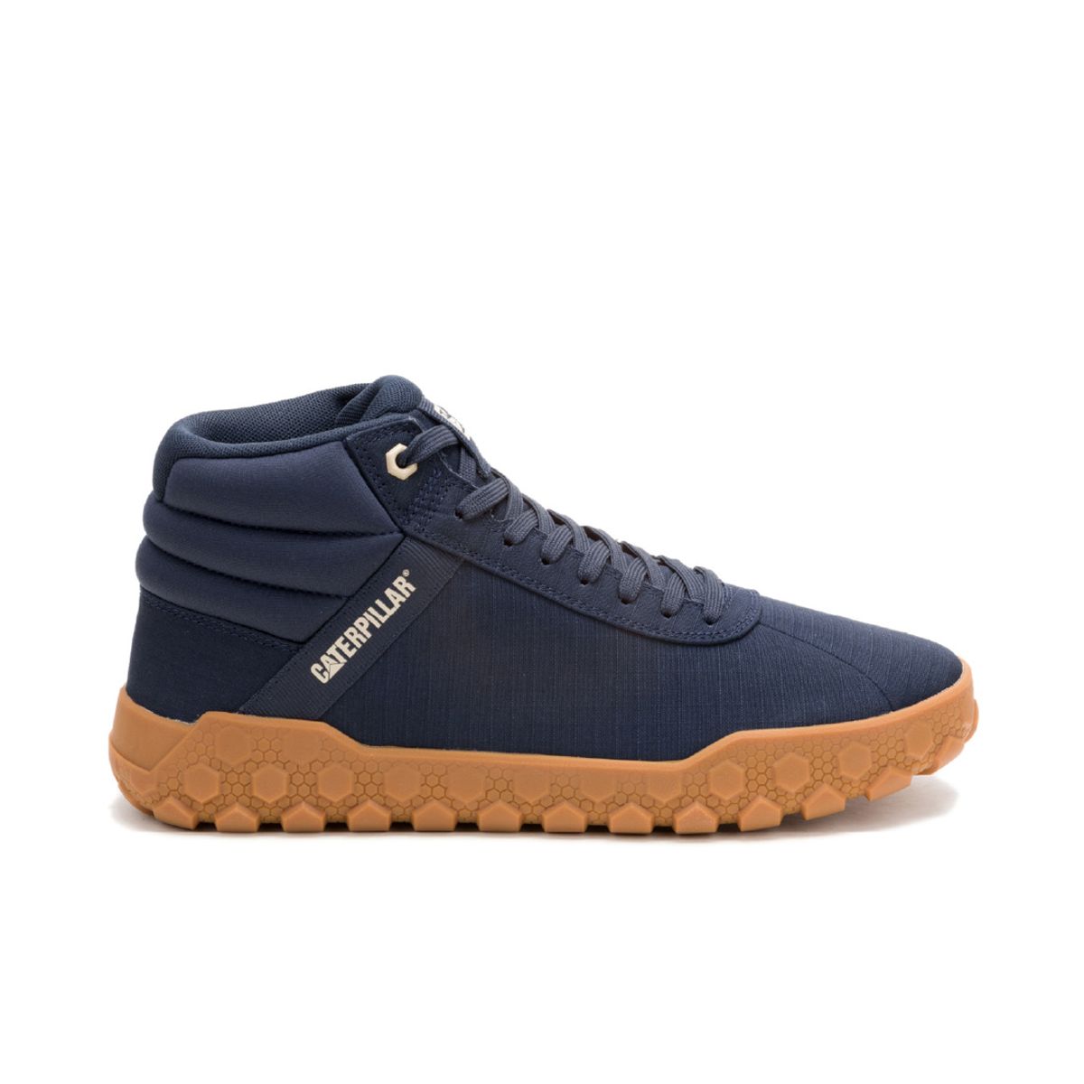 CAT - Bota Hombre CAT HEX + MID CANVAS Azul CAT