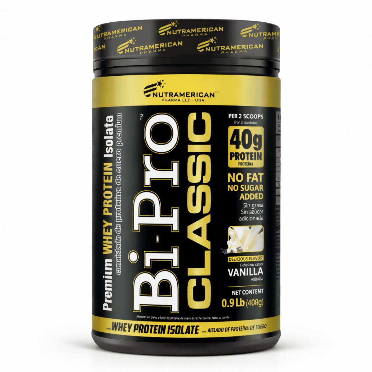 UPN - Proteína BiPro Classic Whey Isolate Vainilla 1 lb 408 g 40 g Proteína