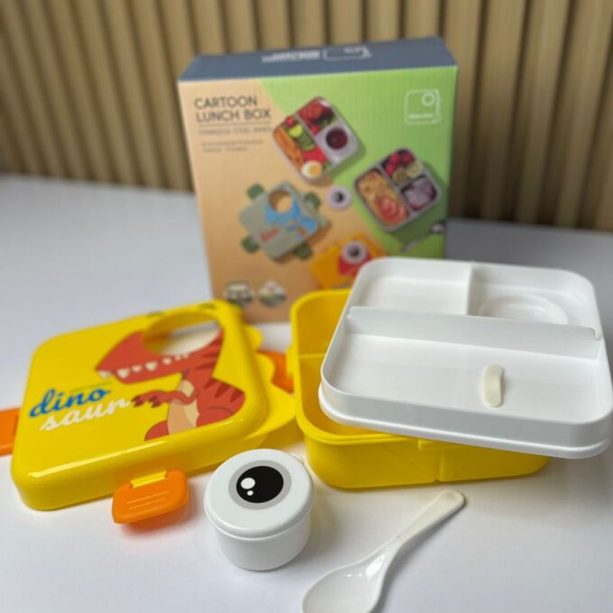 GENERICO - LONCHERA INFANTIL ANIMALES PLASTICA PORTACOMIDAS FIAMBRERA