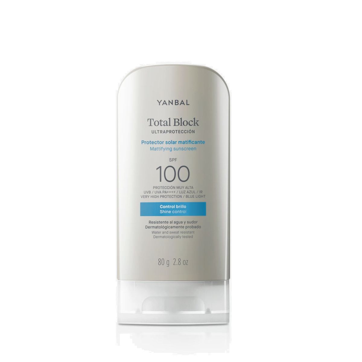 YANBAL - Total Block Matificante Ultraprotección SPF100 Yanbal 80 gr