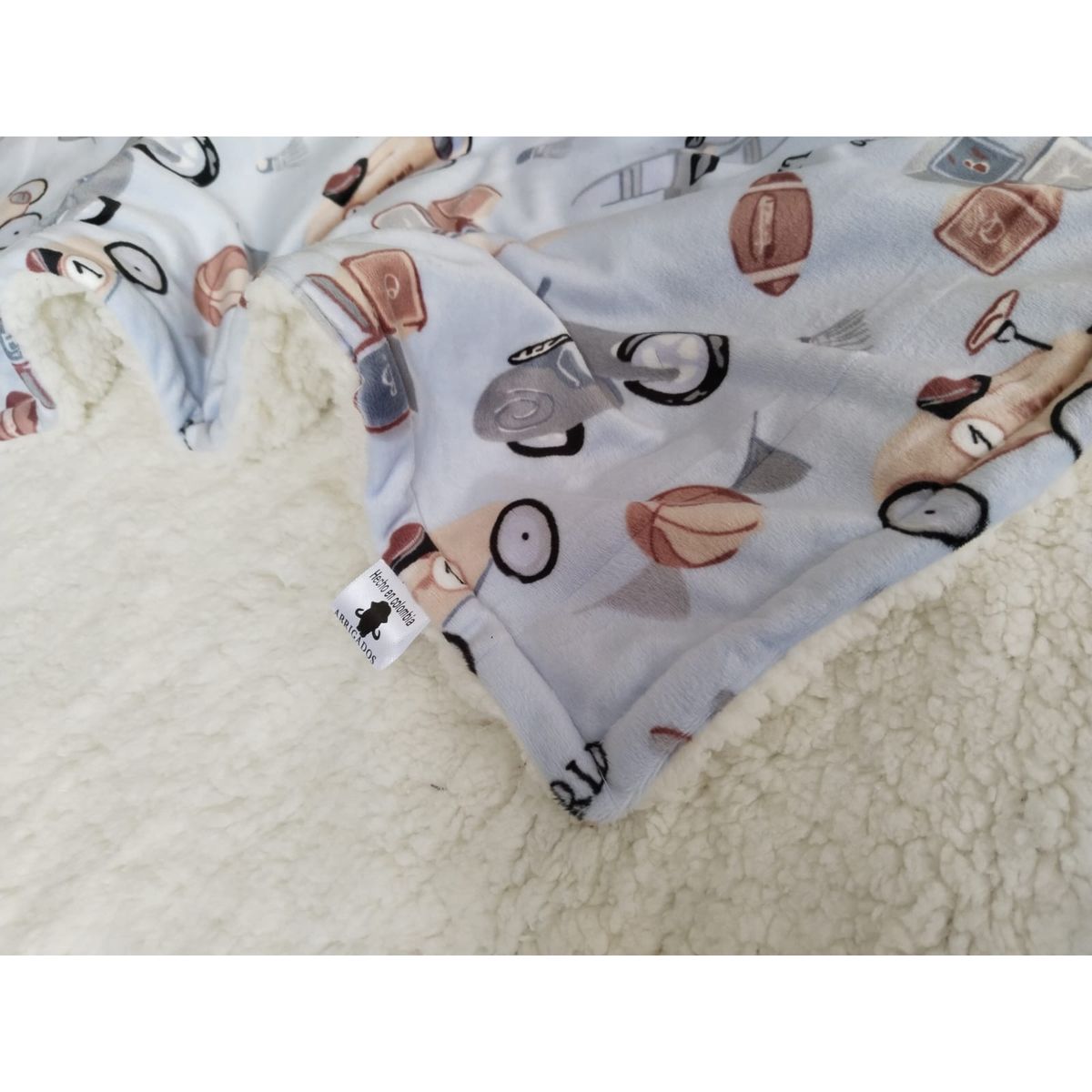 ABRICOL - Cobertor Sherpa Abricol Para bebes 100x120 cm
