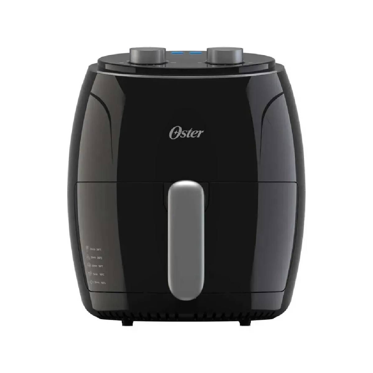 OSTER - Freidora de Aire Manual Oster 3.8 Litros Negra con Controles de Tiempo y Temperatura