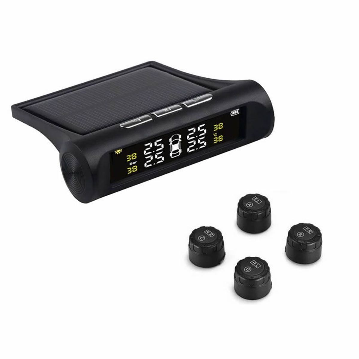 GENERICO - Monitoreo Presion Aire Llantas Solar Inalambrico Tpms Sensor