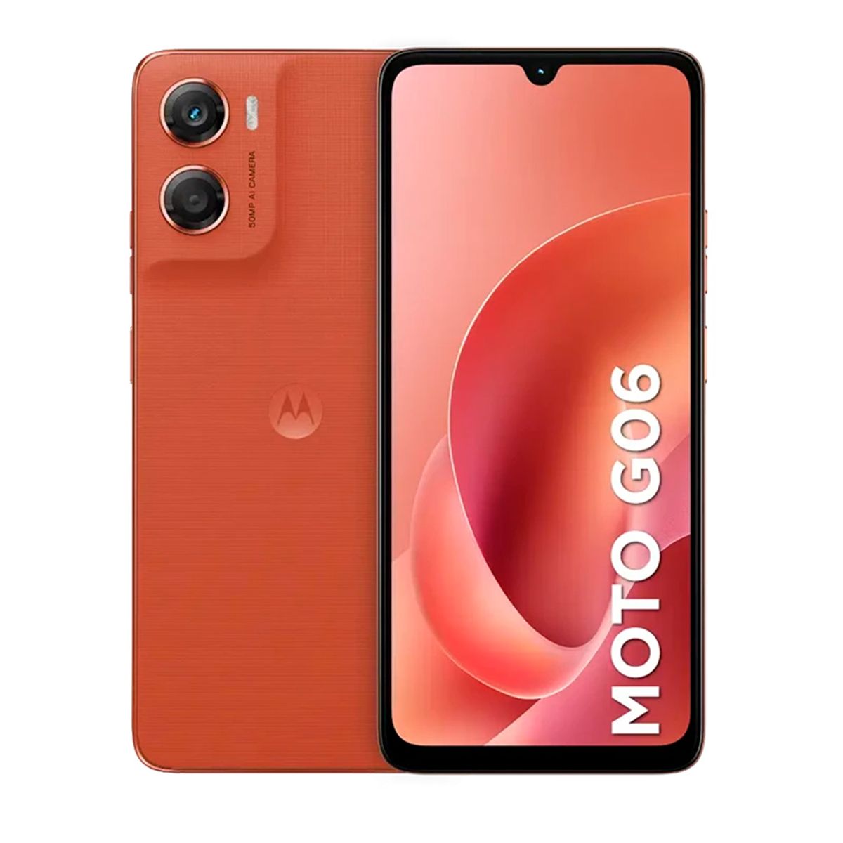 MOTOROLA - Celular Motorola G06 128GB 4GB Naranja