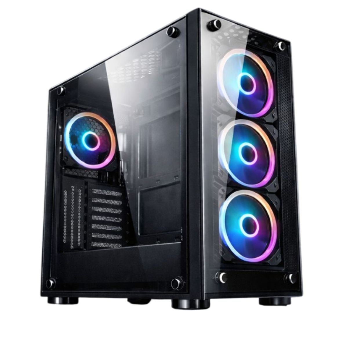 GENERICO - Chasis Gamer Vidrio Templado G8012 ATX  Micro ATX