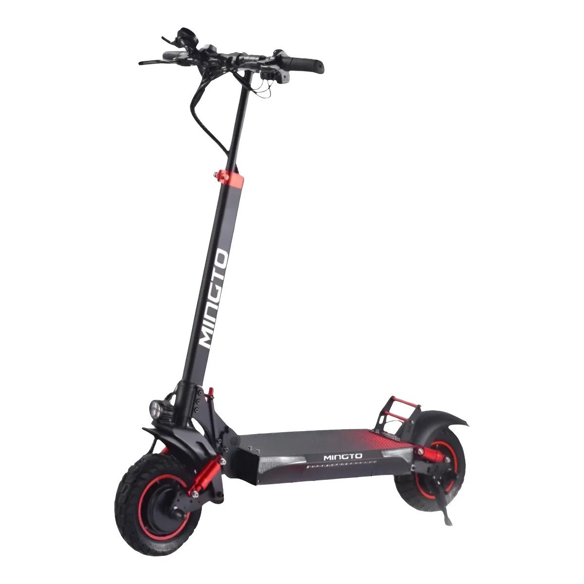 GENERICO - Patineta Scooter Electrica 48v Doble Motor 50kmh Plegable Negro - Rojo