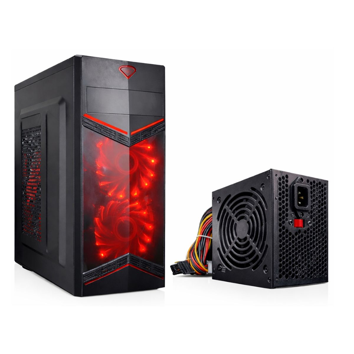 GENERICO - Chasis Gamer C3130 + Fuente de Poder Data-Link Corp