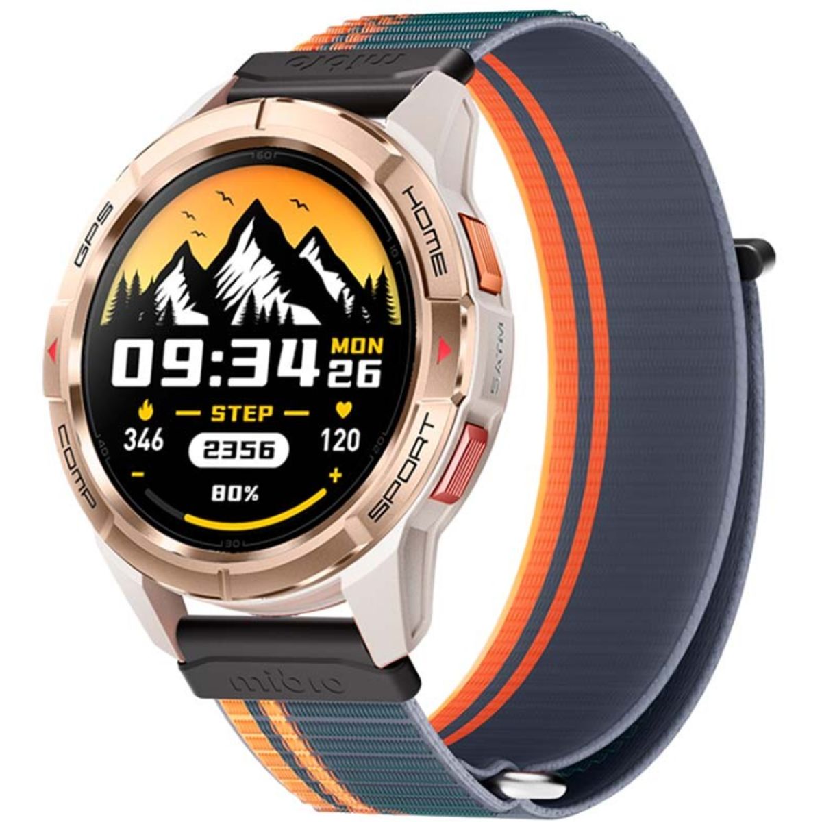 XIAOMI - Reloj Ineligente Mibro Watch GS Active GOLD con GPS y Doble Correa
