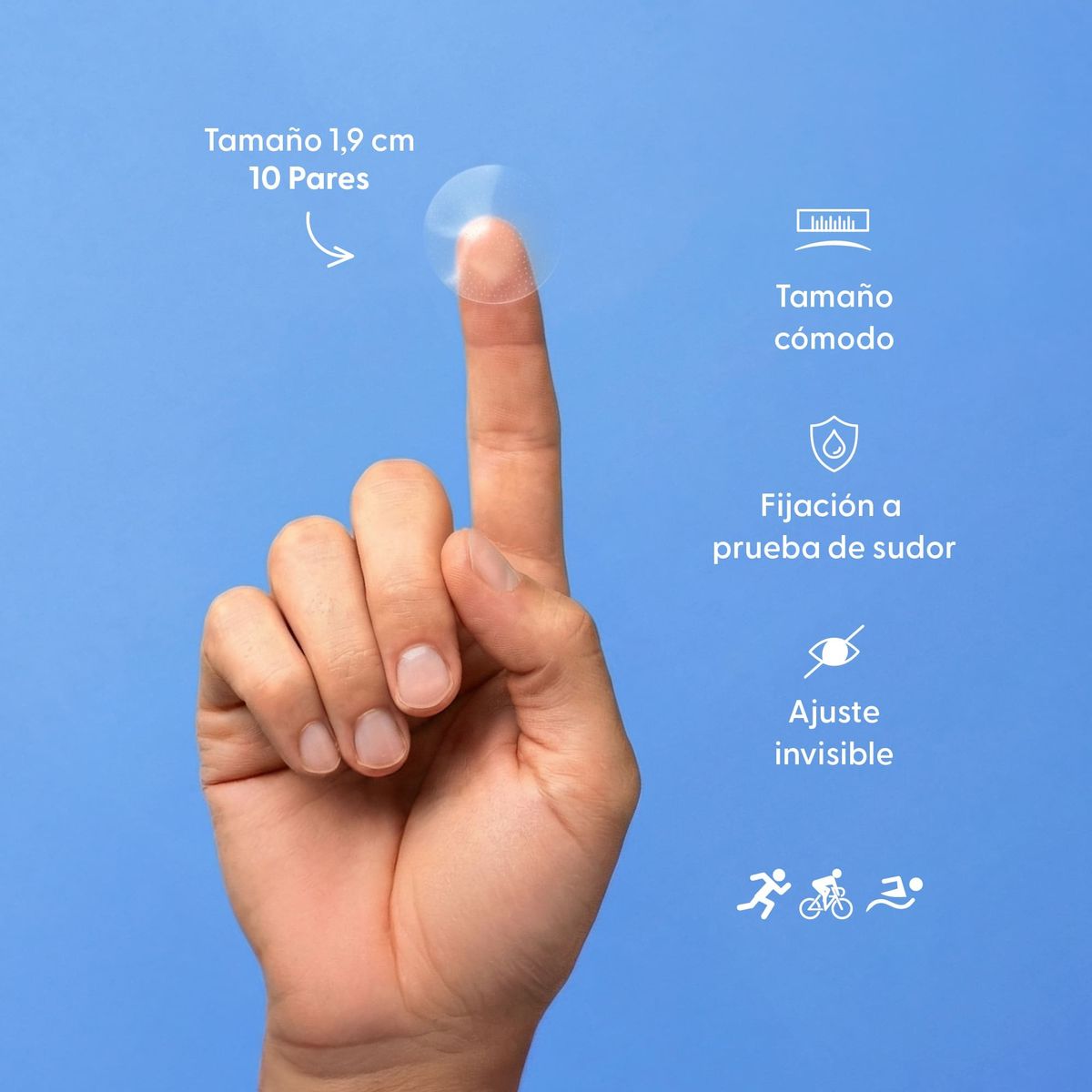 NIPSKIN - Protector de Pezón Anti-Roce Pack x10 pares, Chase the Win - Nipskin®