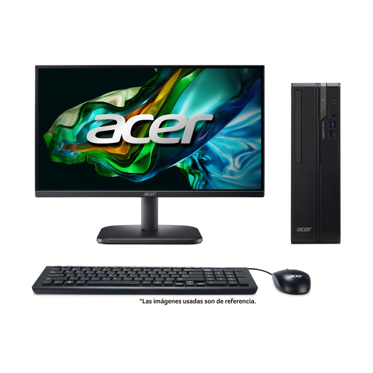ACER - Computador Acer Veriton Intel Core i3 12100 16GB 512GB SSD Monitor 24" VX2720G-LD11