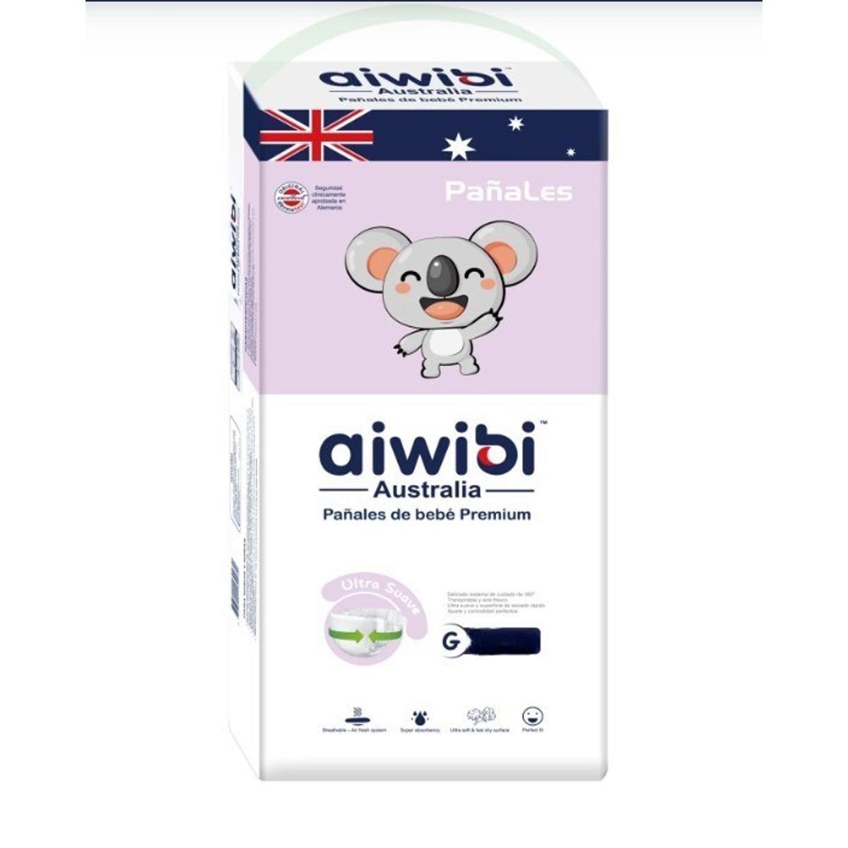 ZHOPI CO - Pañales Aiwibi Premium Bebes Etapa 3 X 104 Unidades