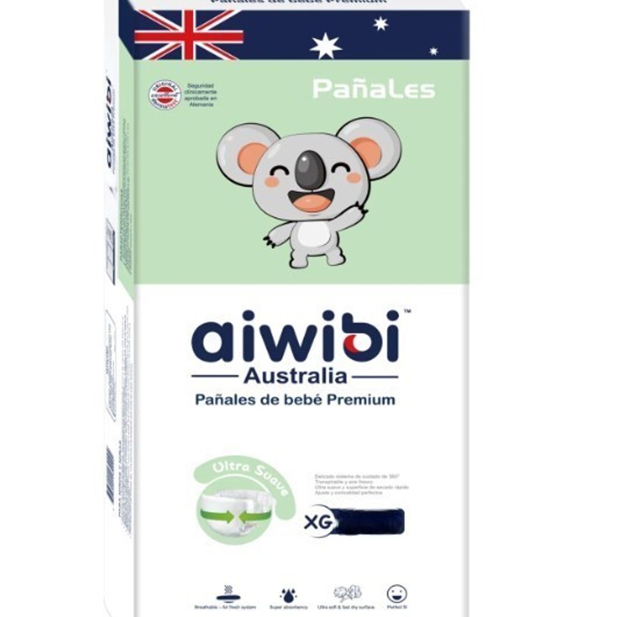 ZHOPI CO - Pañales Aiwibi Premium Bebes Etapa 4  X 104 Unidades