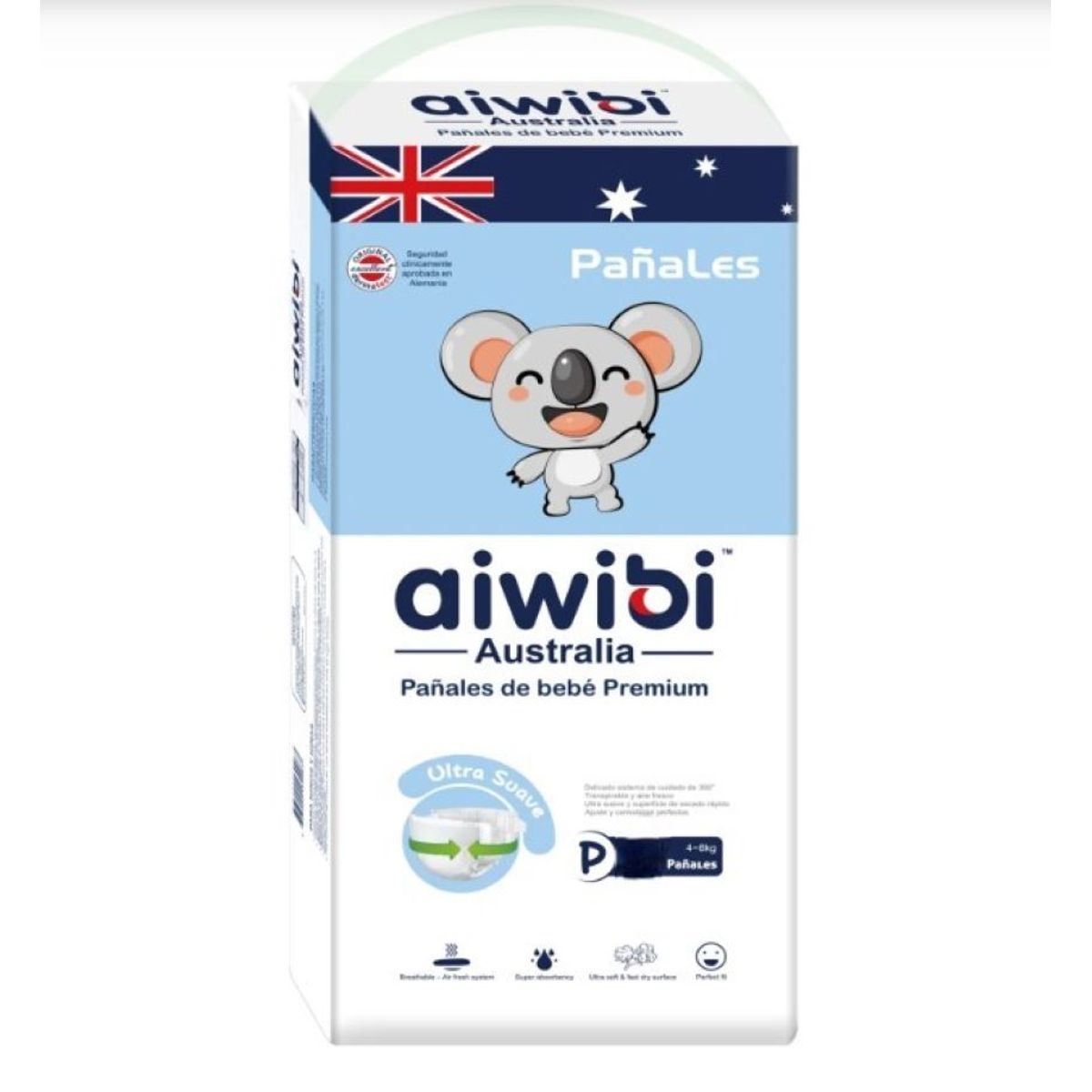 ZHOPI CO - Pañales Aiwibi Premium Bebes Etapa 1 X 156 Unidades