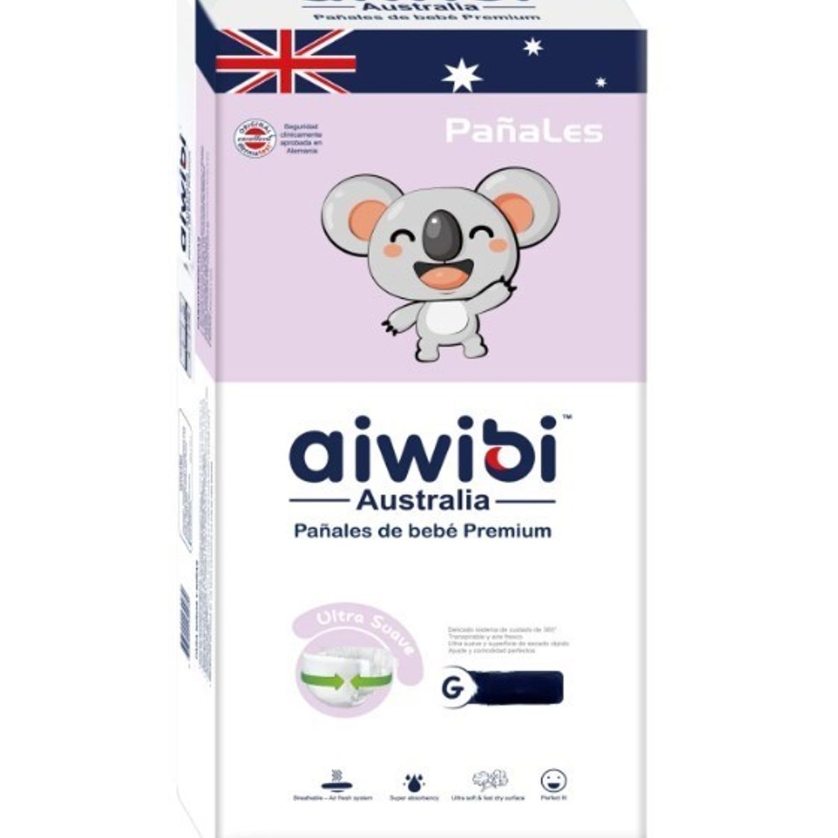 ZHOPI CO - Pañales Aiwibi Premium Bebes Etapa 3  X 156 Unidades