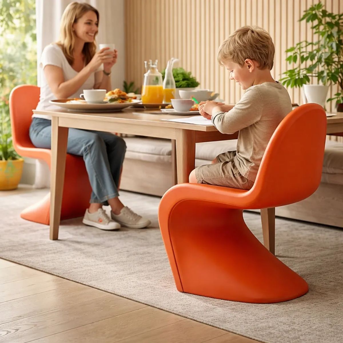 GENERICO - Silla Infantil Tipo panton Grande Plástica Moderna MU‑C009L