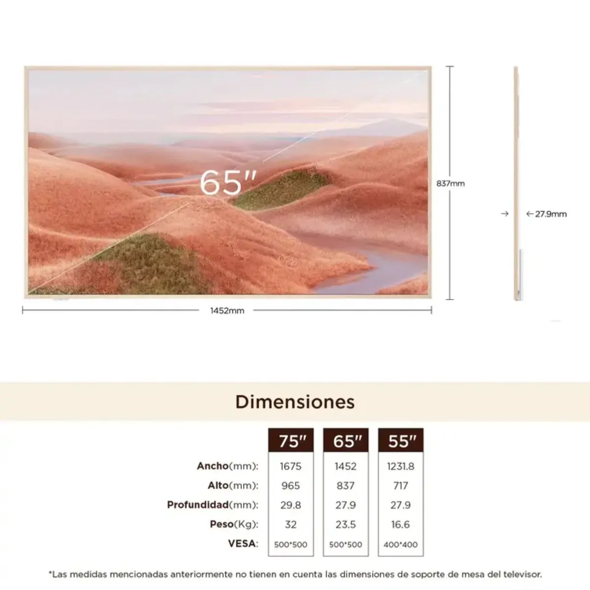 TCL - Televisor TCL 65 4K Smart TV QLED 65A300W Google TV