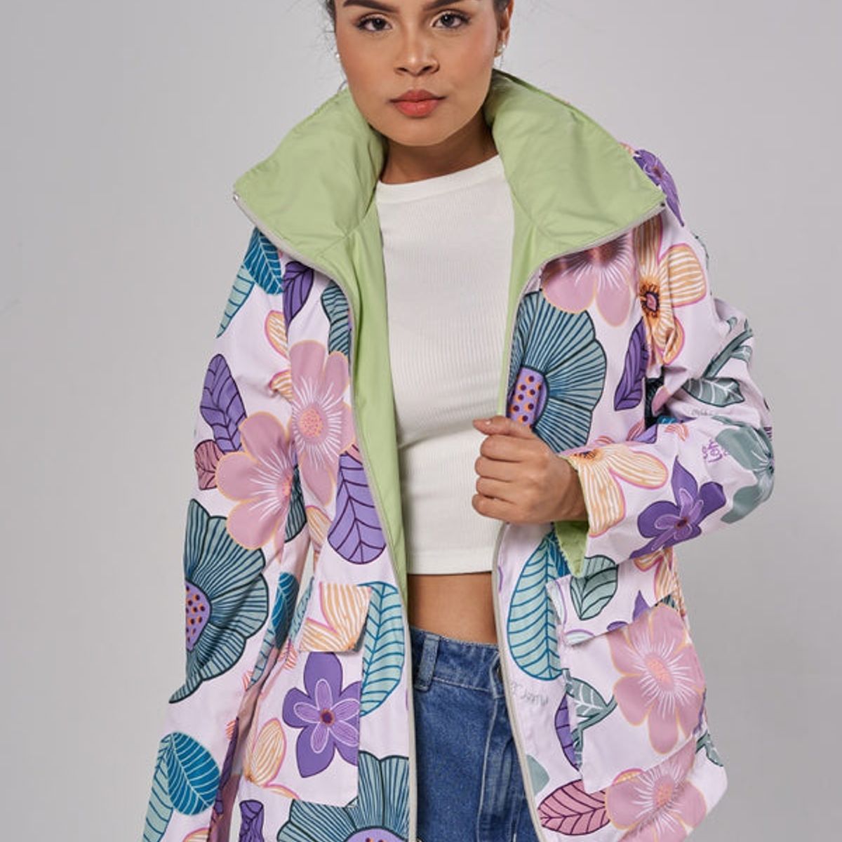 MISTER JACK - Chaqueta Doble Faz Clora y Flora