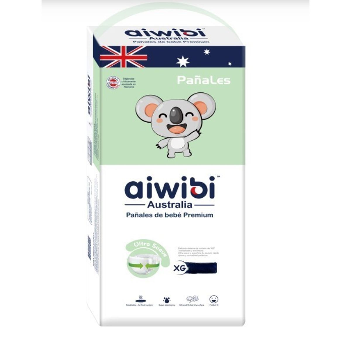 ZHOPI CO - Pañales Aiwibi Premium Bebes Etapa 4 X 208 Unidades