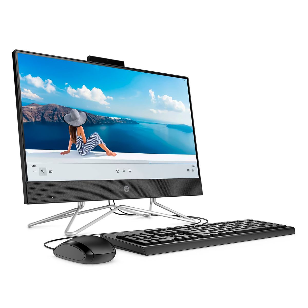 HP - AIO HP 22-dd0543la AMD R3-3250U RAM 8GB 256GB SSD Negro