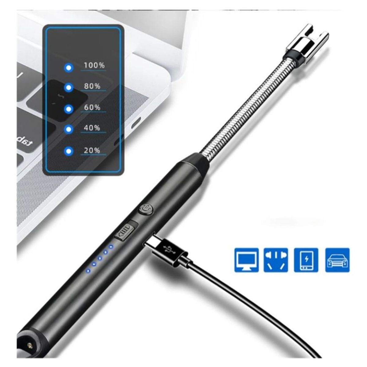 AMERICAN GENERICS - Encendedor Eléctrico Recargable