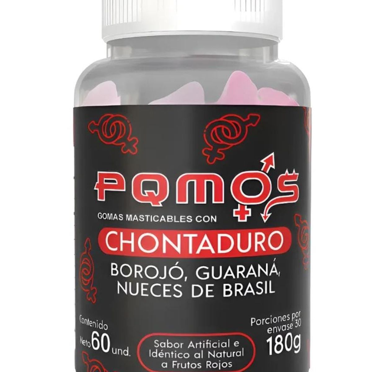 GENERICO - Gomas de chontaduro, borojo, guarana y nueces del brasil