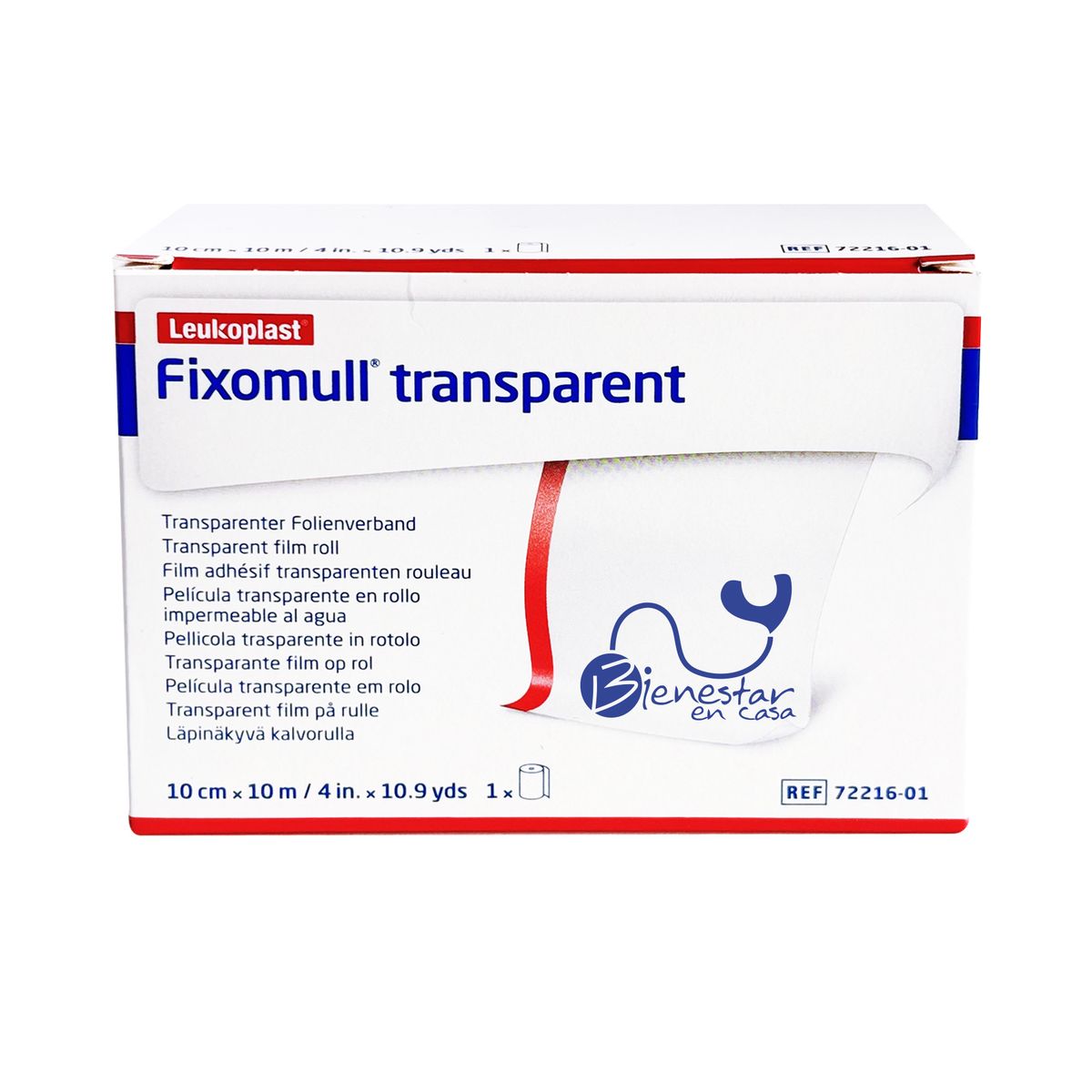 BSN - Fixomull Transparente 10cm X 10cm BSN