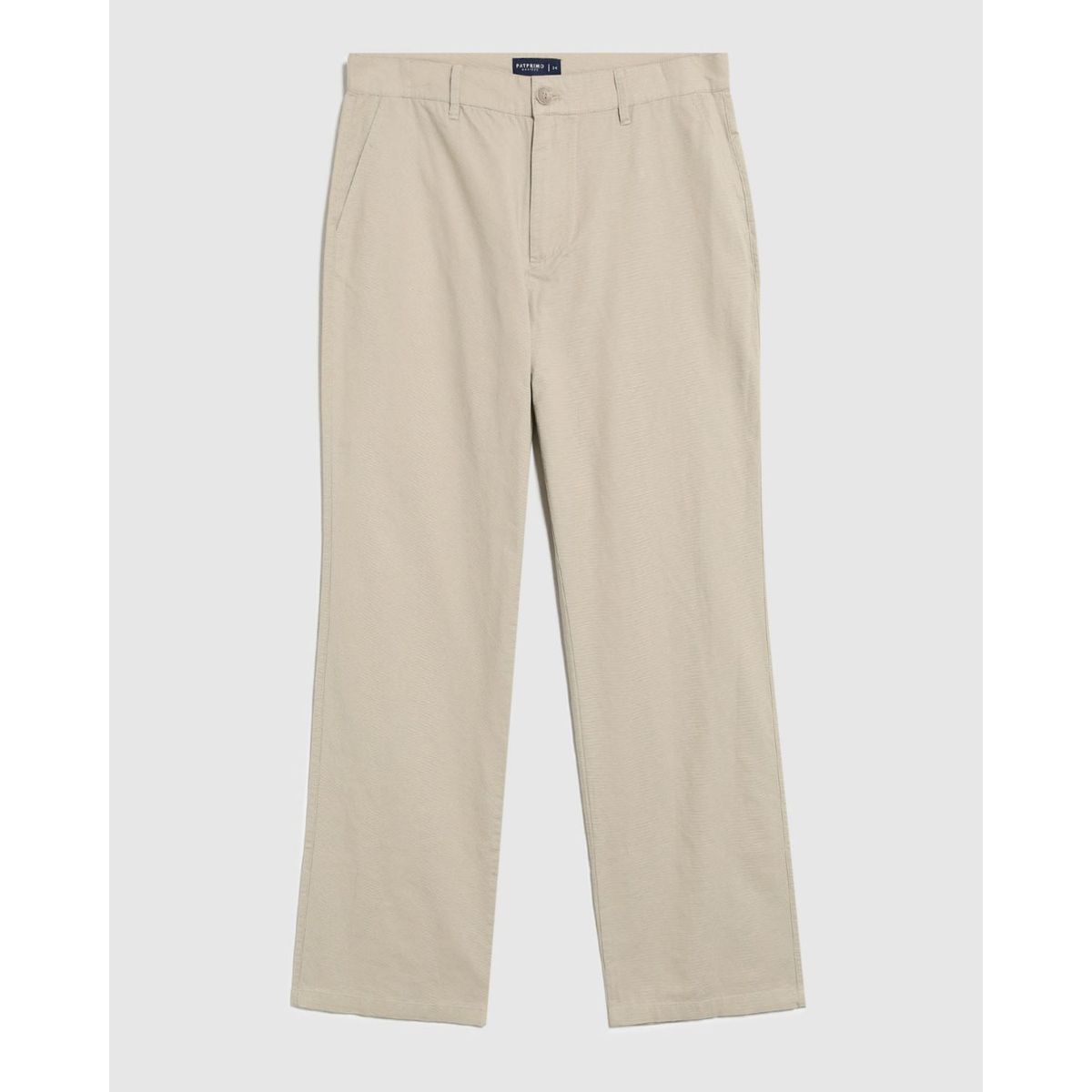 PATPRIMO - Pantalón Chino De Corte Recto   Para Hombre Beige Patprimo