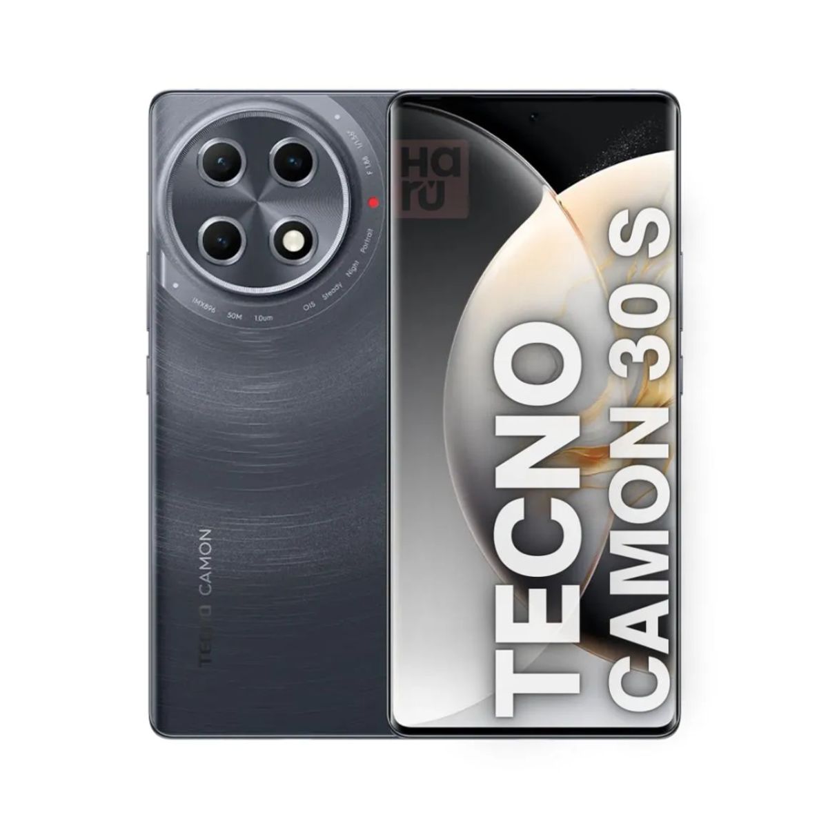 TECNO MOBILE - "Celular Tecno CAMON 30S  256 +8 GB CLA 5 COLOR NEGRO CON CAPACIDAD Y PANTALLA DELGADA