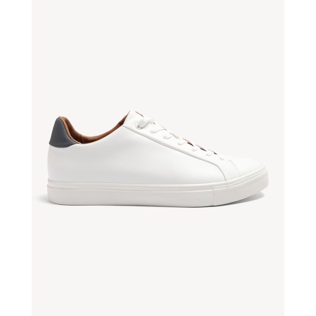 SEVEN SEVEN - Tenis Minimal White  Para Hombre Crudo Seven Seven