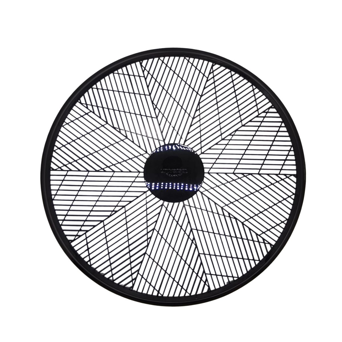 UNIVERSAL - Malla Delantera para Ventilador Universal Negra Fresh Ultra