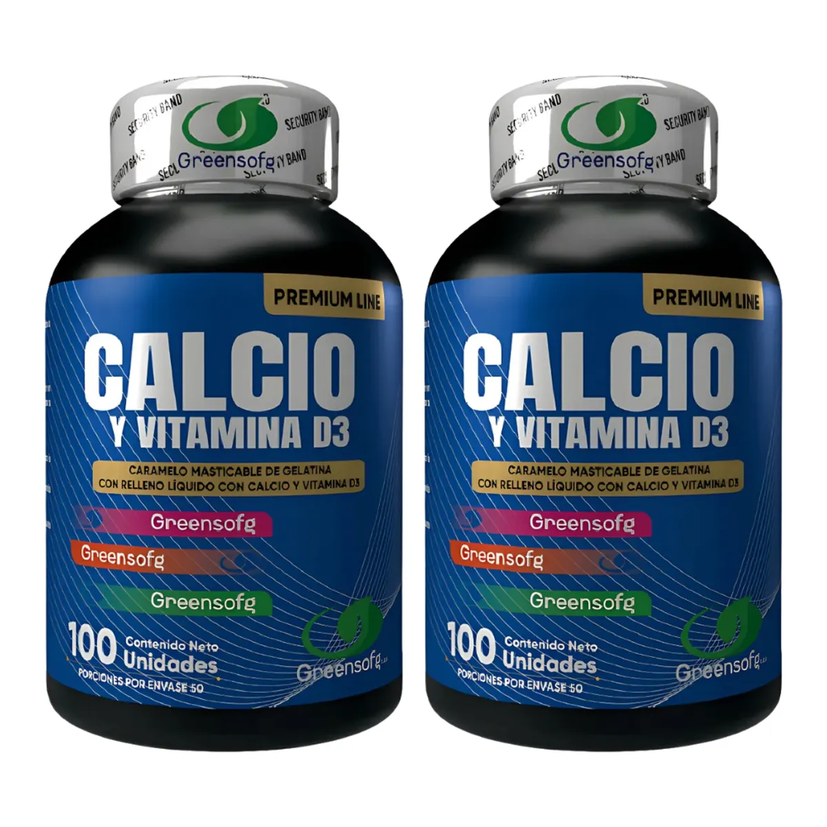 NATURAL ENERGY PRODUCTS - Calcio + Vitamina D3 con Invima  Apoyo Muscular x 1200 mg