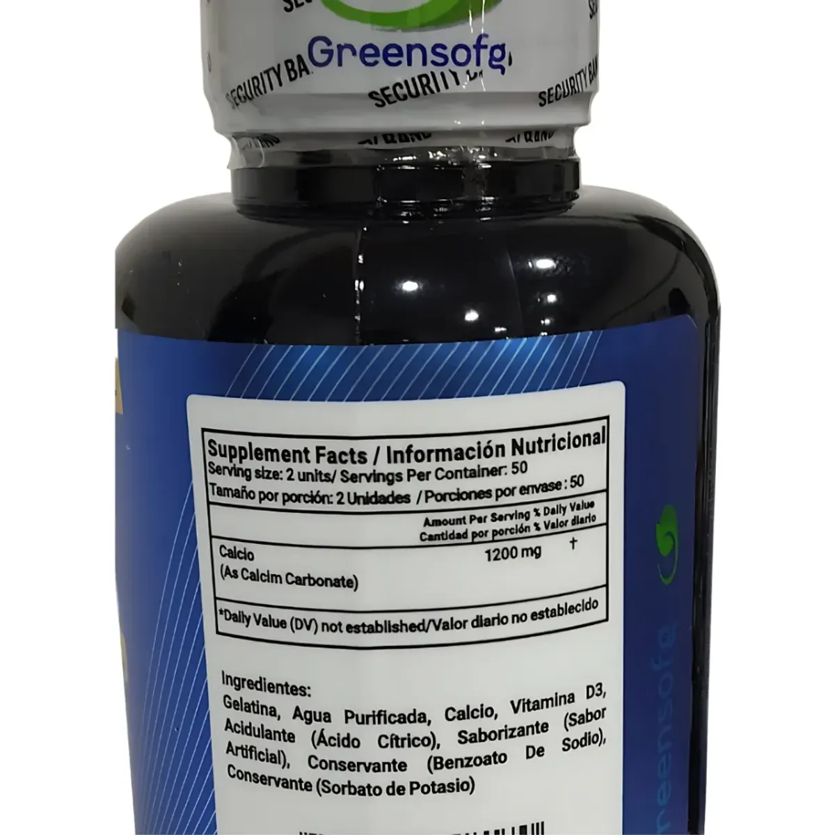NATURAL ENERGY PRODUCTS - Calcio + Vitamina D3 con Invima  Apoyo Muscular x 1200 mg