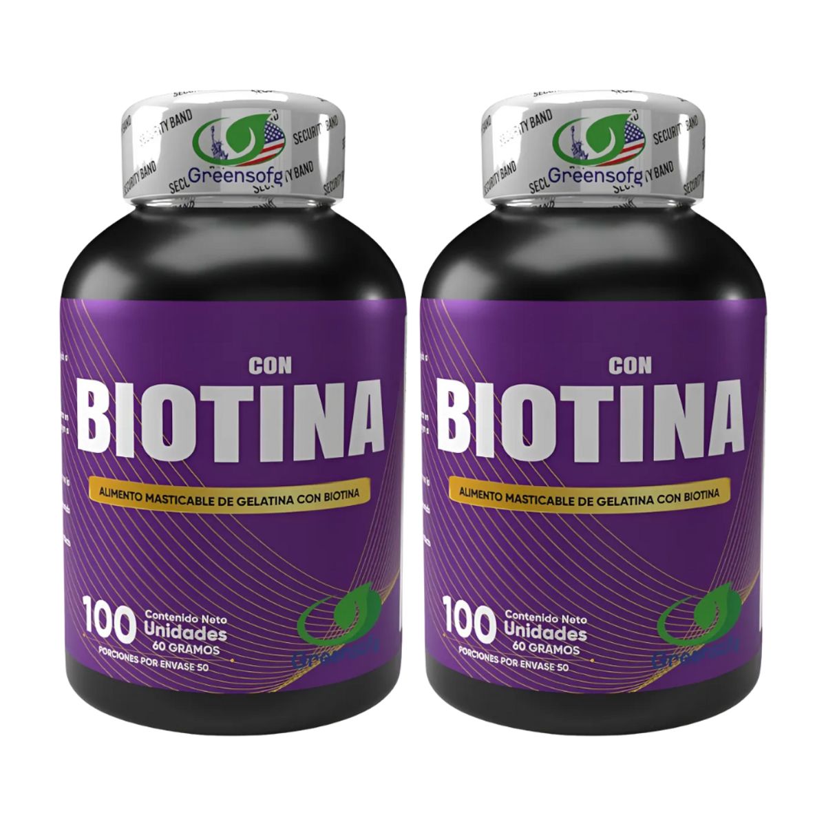 NATURAL ENERGY PRODUCTS - Biotina con Invima  Crecimiento Capilar x 1000 mcg
