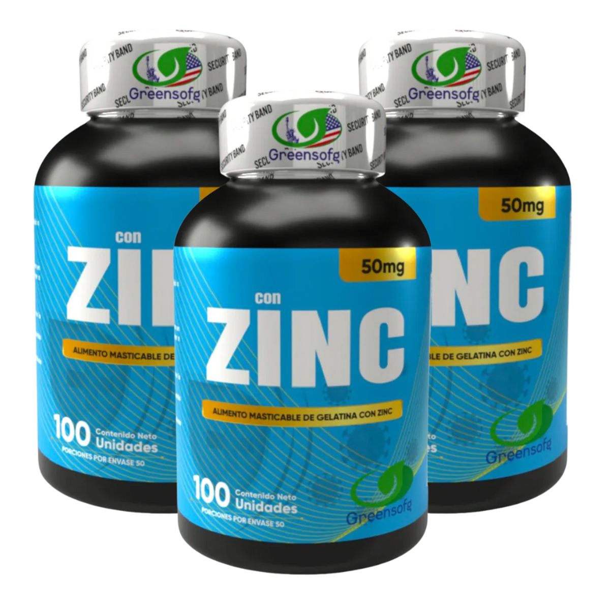 NATURAL ENERGY PRODUCTS - Zinc Americano  Sistema Inmune Fuerte x 50 mg