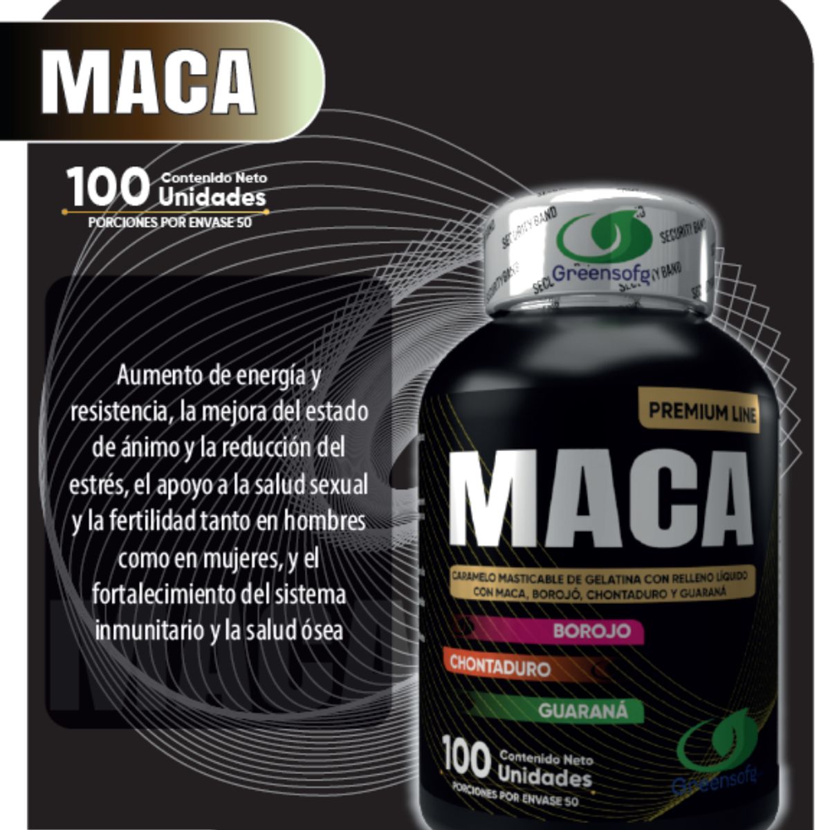 NATURAL ENERGY PRODUCTS - Maca + Borojó + Chontaduro con Invima  Potencia y Bienestar Total