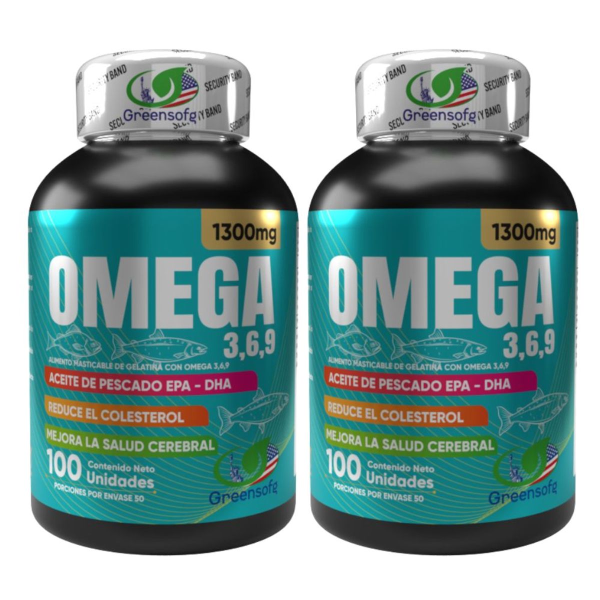 NATURAL ENERGY PRODUCTS - Omega 3-6-9 con Invima  Apoyo Articular x 1300 mg