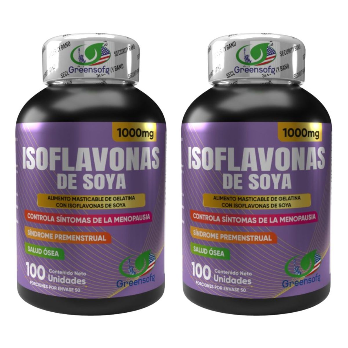 NATURAL ENERGY PRODUCTS - Isoflavonas de Soya con Invima  Bienestar Femenino x 1000 mg