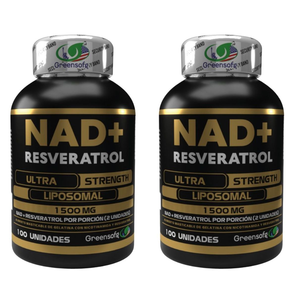 NATURAL ENERGY PRODUCTS - NAD + Resveratrol con Invima  Energía Celular x 1500 mg