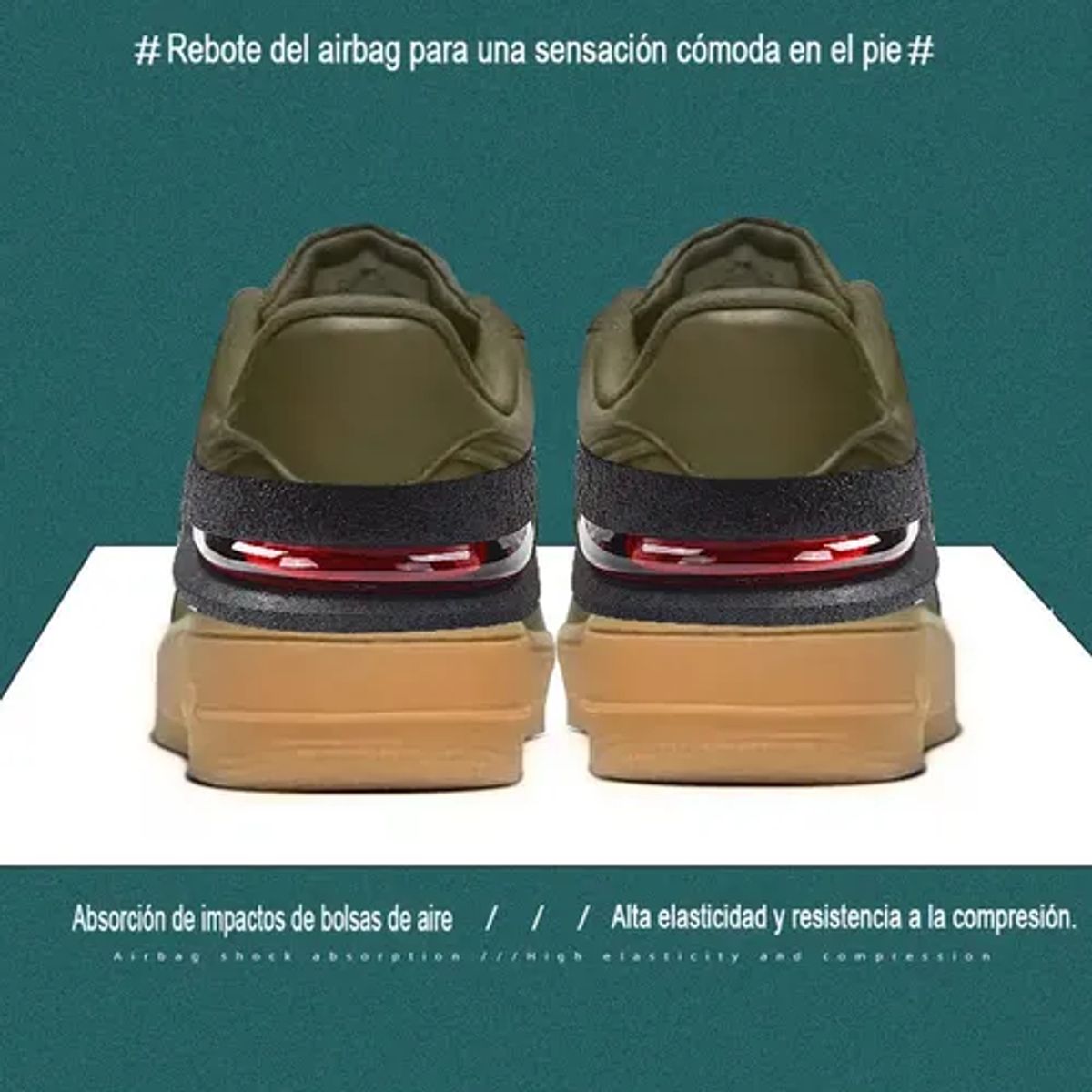 CHINA - Plantilla Aumenta Estatura Hasta 6 Cm Zapato Ortopédica