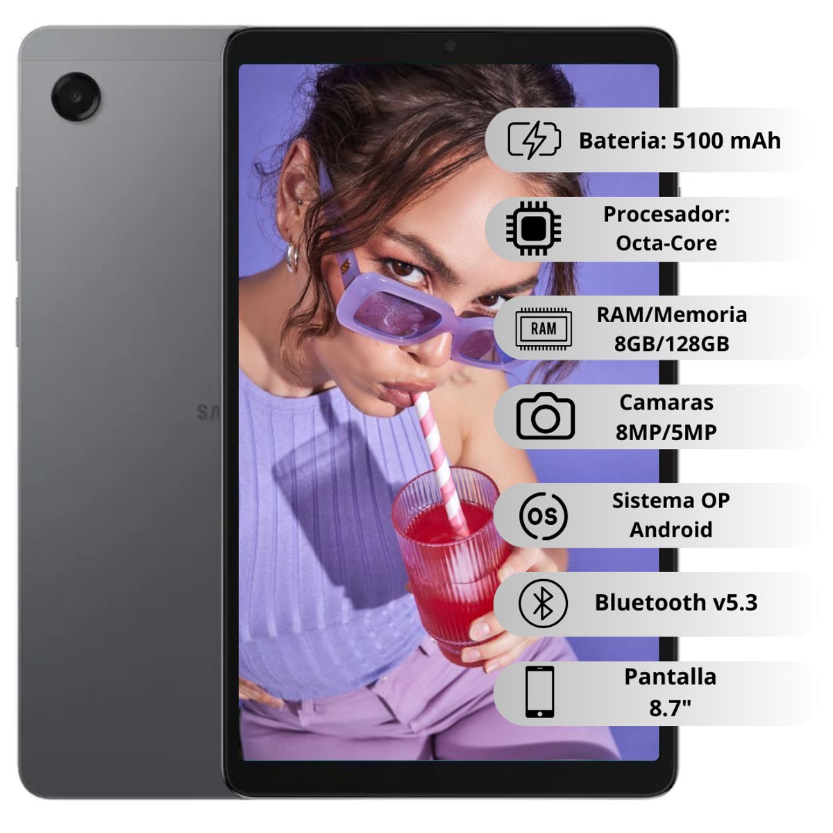 SAMSUNG - Tablet Samsung Galaxy TAB A11 - Gris