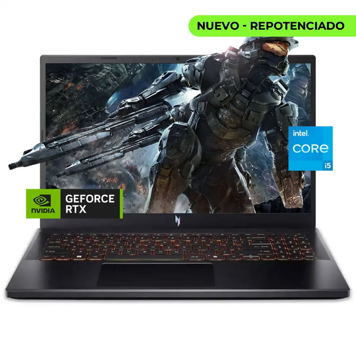 ACER - PORTATIL GAMER ACER NITRO V15 / CORE I5 13420H / RTX 5050 8GB / 32GB RAM / SSD 512GB /15,6 FHD 165HZ