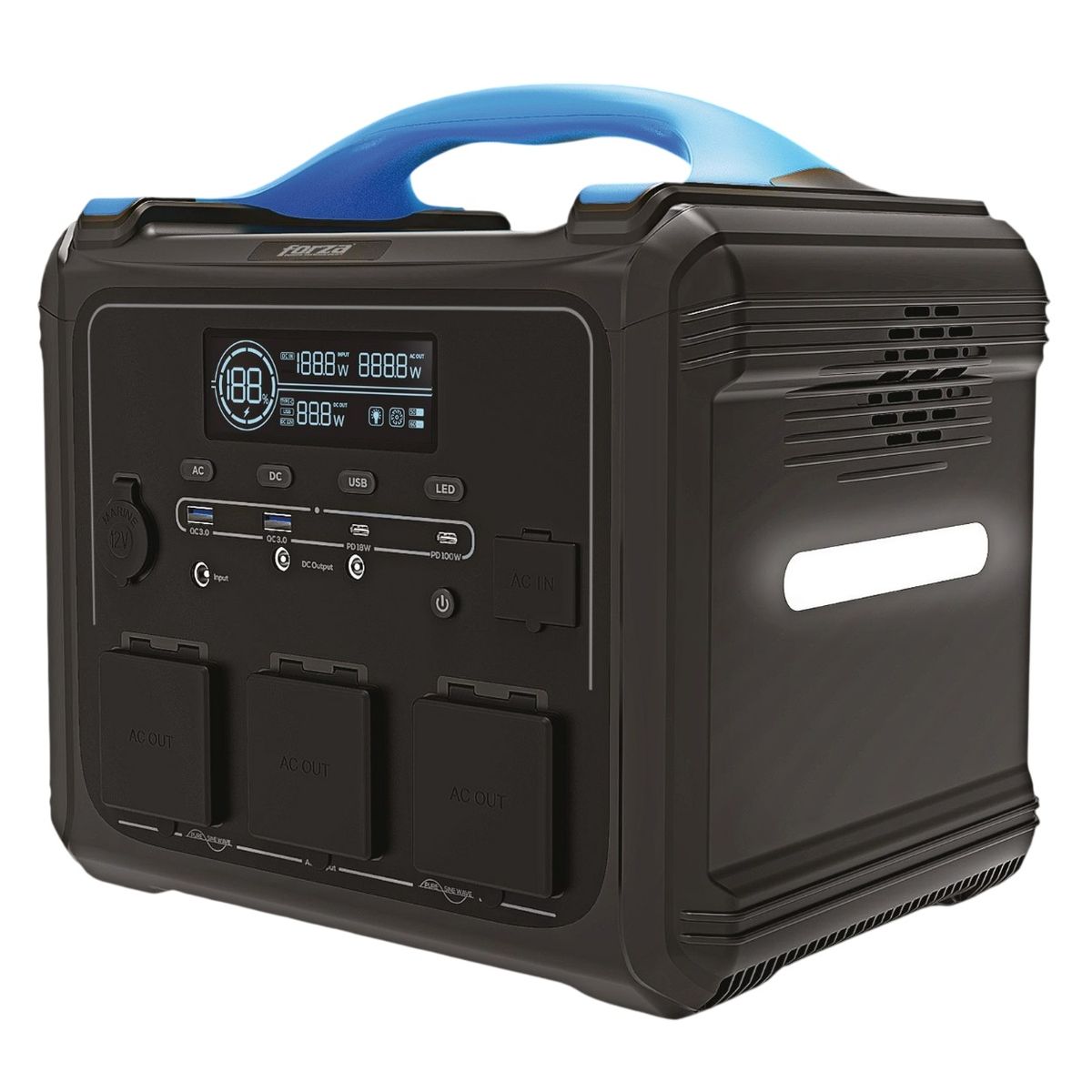 FORZA - Planta Eléctrica Portátil Forza Titan FPP-T1200 1200W