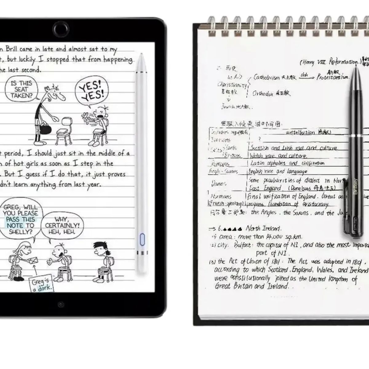 GENERICO - Forro Funda Smart Case Para samsung tab s10 lite + Lapiz + Paperlike