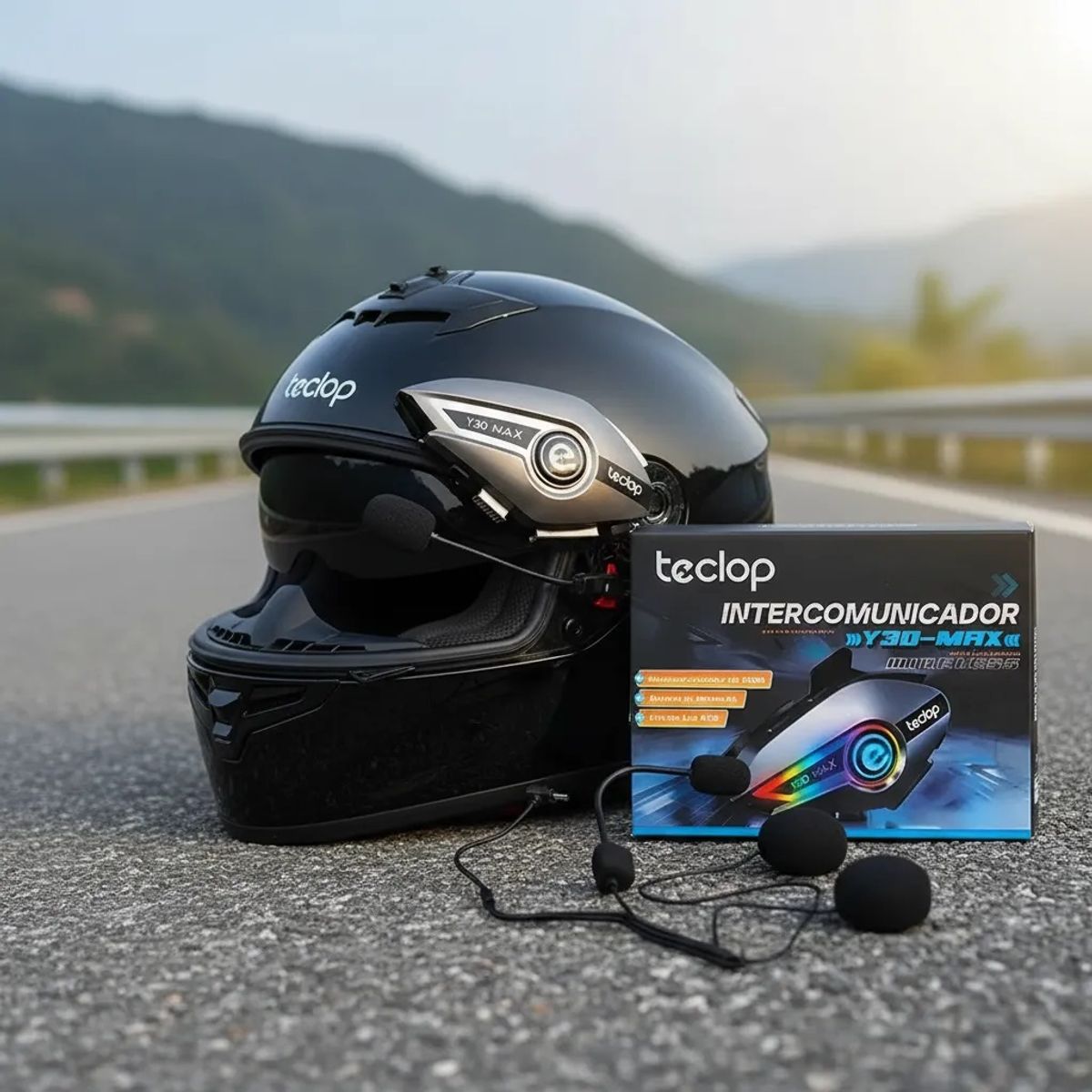 GENERICO - Intercomunicador Para Motos Teclop Y30