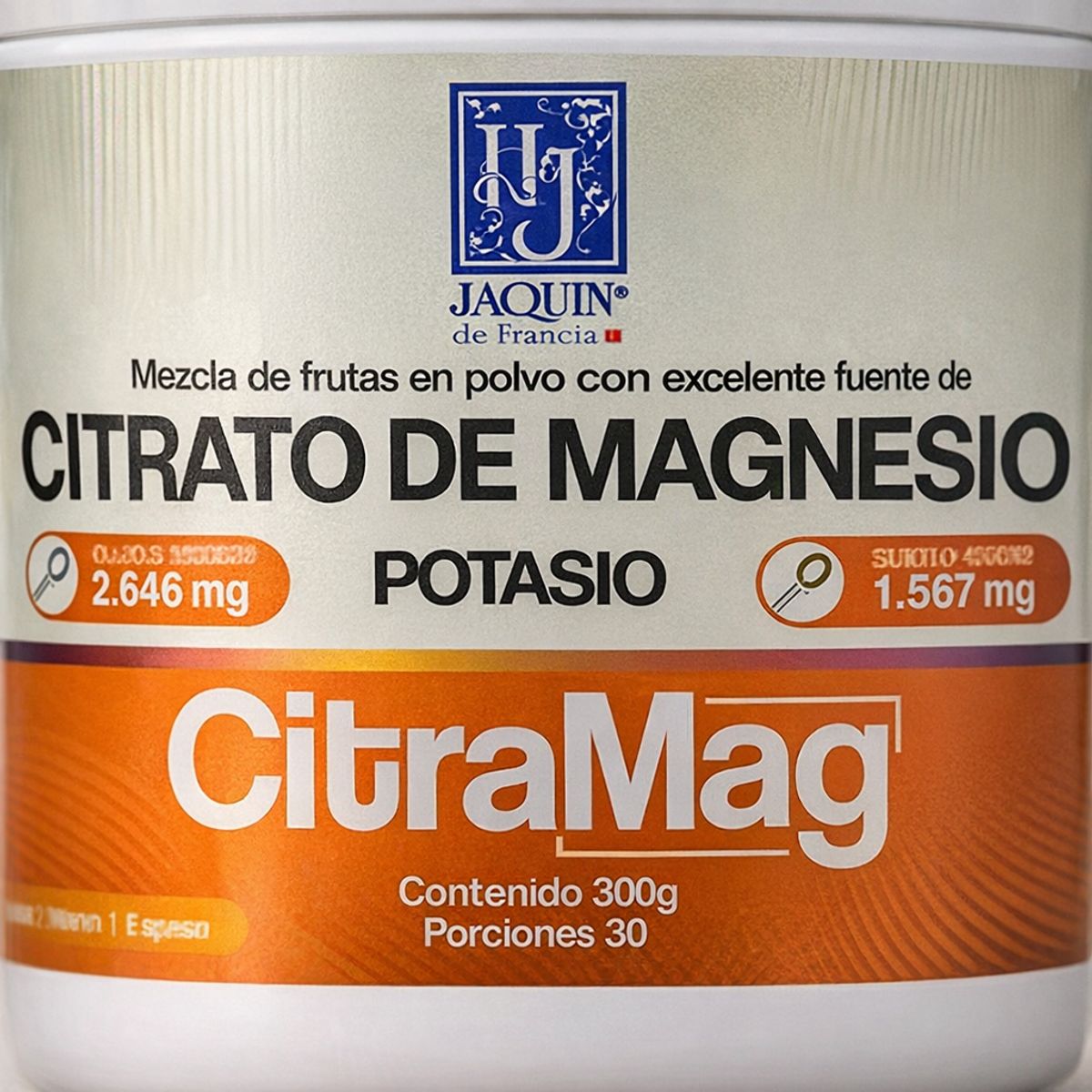 JAQUIN DE FRANCIA - Citrato De Magnesio + Potasio Citramag Jaquin 300g En Polvo